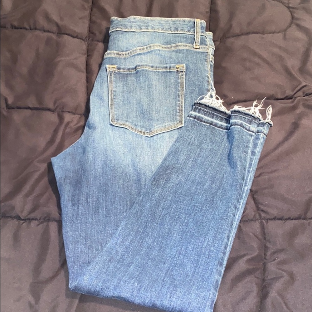 Ripped Jeans Dark denim jeans